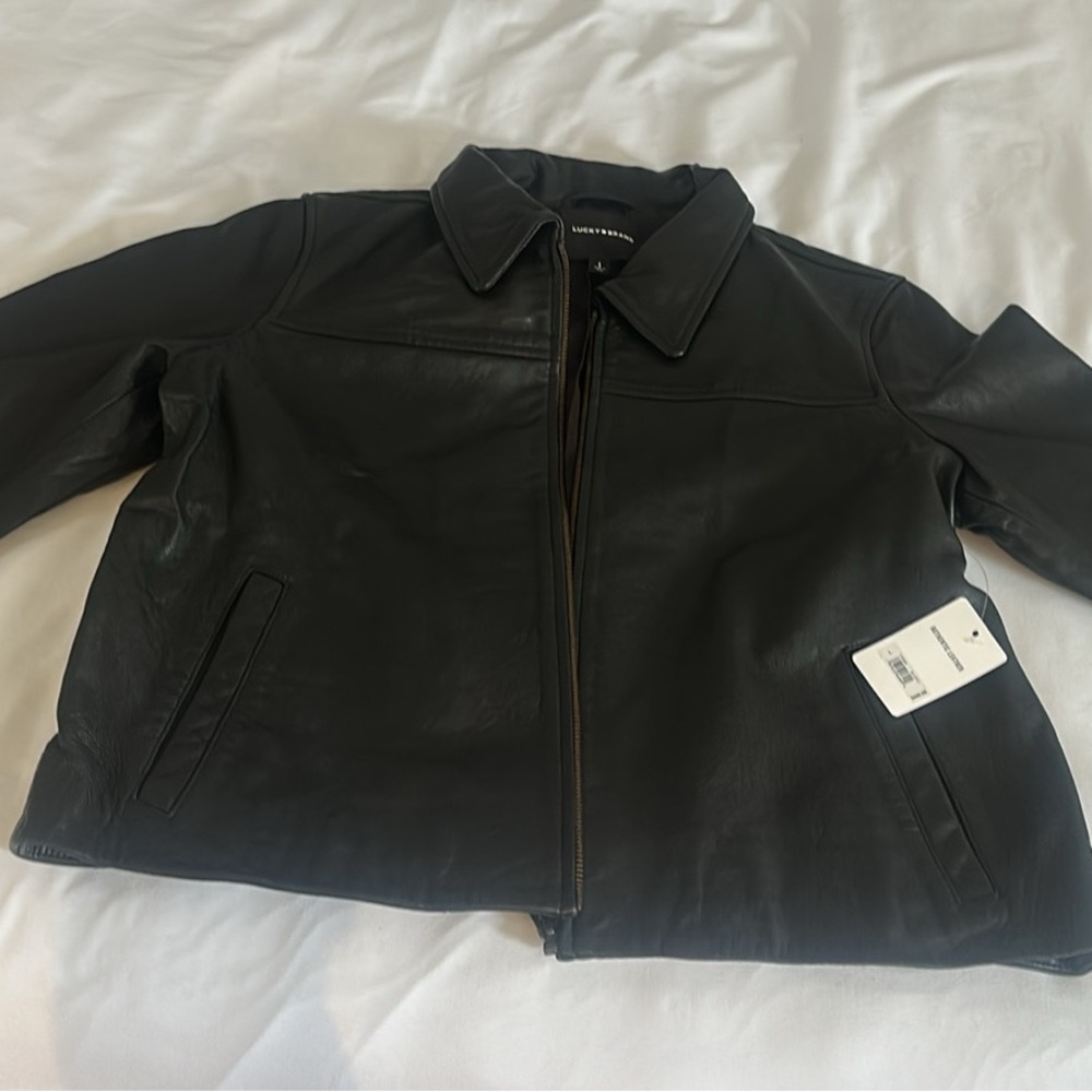 Lucky Brand Black Leather Jacket